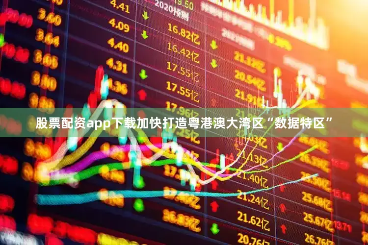股票配资app下载加快打造粤港澳大湾区“数据特区”