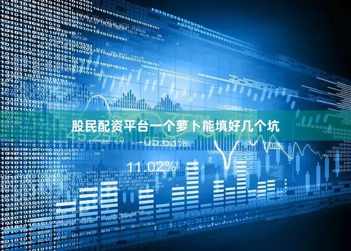 股民配资平台一个萝卜能填好几个坑